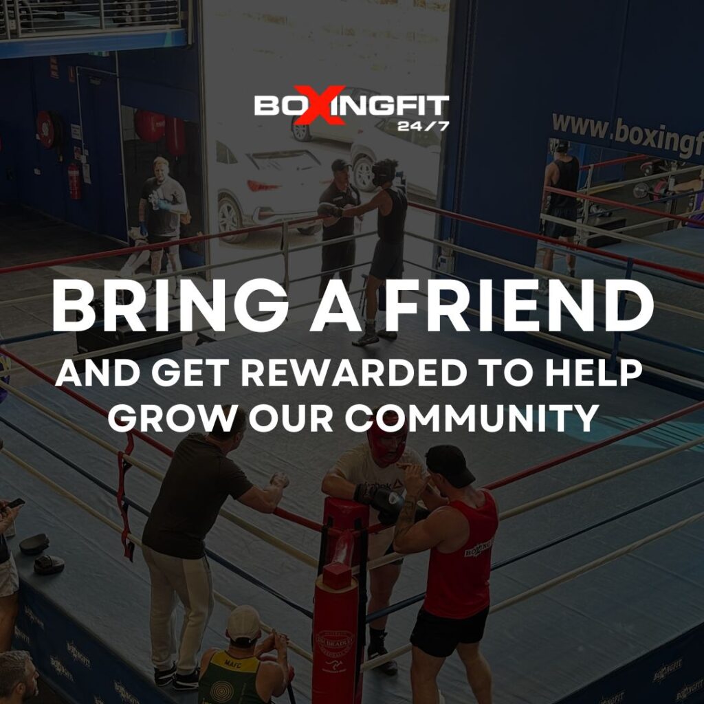 Bring a friend to BoxingFit and get rewarded.